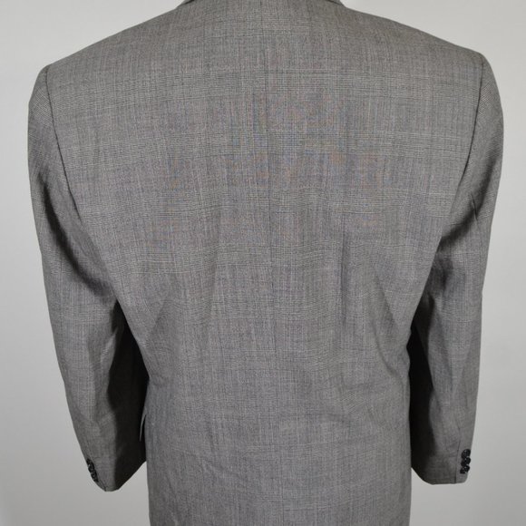 Moda Prima 40R Sport Coat Blazer Suit Jacket Gray - Picture 4 of 8